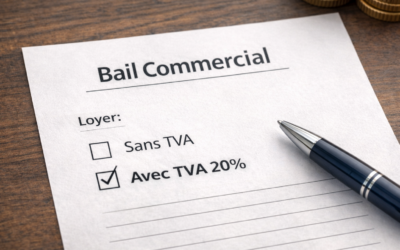 TVA et bail commercial : option, assujettissement et conséquences