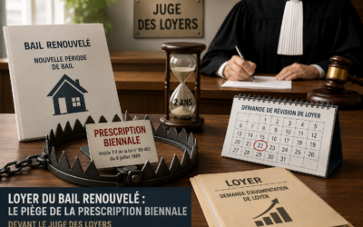 Loyer du bail renouvelé : le piège de la prescription biennale devant le juge des loyers